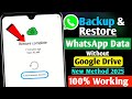 How To Backup & Restore WhatsApp Data Without Google Drive In 2025 | WhatsApp Chat Backup & Restore