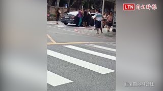 新北蘆洲驚傳當街擄人 男揮刀脅迫被害人上車