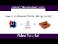 How to implement Builder design pattern in Java byVY