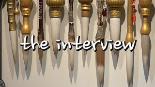 the interview  대구광역시 무형문화재 제15호  모필장 이인훈(李仁勳)