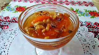 🔥 Абрикосове варення з волоськими горіхами - королівський смак! 👑Apricot jam with nuts!😋👍🍑