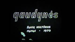 Gedimino Jokubaičio filmai. Vaidybinis filmas Gaudynės 1970 metai