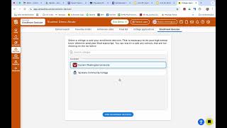 Updating Enrollment decision in Schoolinks