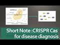 CRISPR Cas for disease diagnosis: 