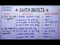 Clutch Defects | defect's causes | how to fix these defect's |clutch judder, dragger, knocking, etc|