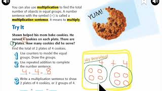 MyMath Chapter 4 Lesson 1: Hands On- Model Multiplication