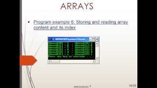 C programming hands-on tutorial part 10: C array type