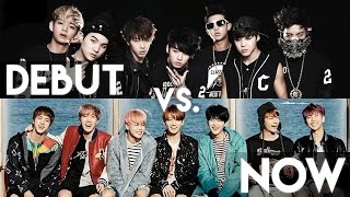 K-Pop Boy Groups - Debut vs. Now - Live Stages