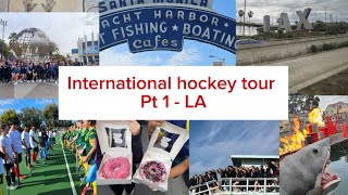 International hockey tour part 1/2 LA (brainrot/short attention span version)