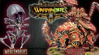 Warmachine \u0026 Hordes - Mercenaries (Cyphon) vs. Skorne (Xerxis 2) - 75pt Battle Report