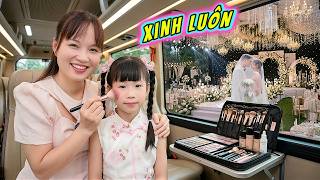 Mẹ Huế Trang Điểm Cho MiMi Lần Đầu Ăn Cưới Tại Khách Sạn Sang Trọng Cùng Cô Hà Hí, Mint Vy, Na