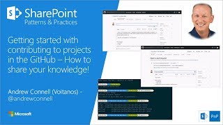 Community Demo - Getting started on using GitHub to contribute to SharePoint dev community