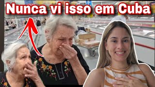 VÓ de 80 anos entrando no mercado pela primeira vez no Brasil/ ELA CHOROU