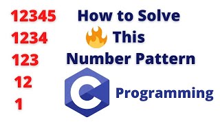 How to Solve this Number Pattern For Loop | Tamil Stack | C Programming