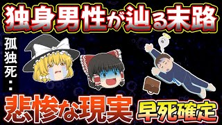 【ゆっくり解説】一生涯独身は心身ともに最悪な結果に！独身男性の悲惨な末路とは！？【健康で長生き】