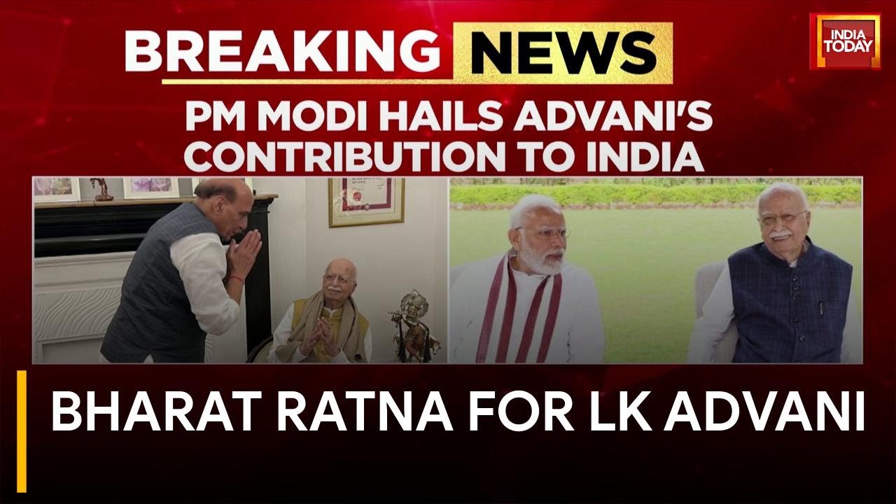 LK Advani To Be Conferred Bharat Ratna Says PM Modi | India Today News ...