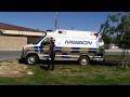 ambulance gets stuck in the mud