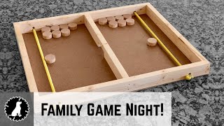 DIY Finger Hockey Game // Family Game Night // Wooden Game Build // Woodworking