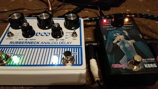 Testing my Miku in the effects loop of my Rubberneck