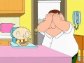 Stewie & Peter are playing Peek-a-boo