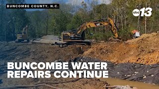 Buncombe County water repairs forge ahead amid extensive system damage