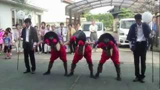 老津神社笹踊り（一の鳥居前）2012秋