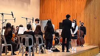 온산중학교 교가(orchesta version arranged by 김송이) 울주군청 지원 예술문화공연_찾아가는 교과서 클래식 음악회