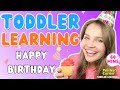 Toddler Learning Video | Best Toddler Learning Videos | Toddler Speech | Videos For Kids | Birthday