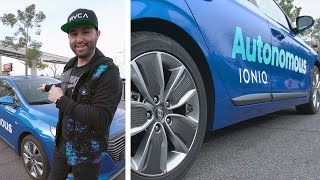 My first autonomous car test drive… 😱 (CES 2017)