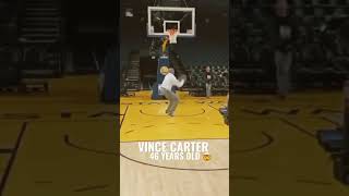Vince Carter dunking at 46 years old… IN DRESS CLOTHES! #nba #dunk #vincecarter