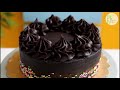 Eggless Chocolate Cake without Oven  Moist & Rich Chocolate Ganache Cake ~ The Terrace Kitchen
