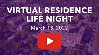 Virtual Residence Life Night - March 15, 2022