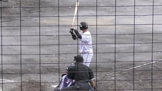 最速154キロ右腕から犠牲フライを放つ氷見泰介 (豊川-明治-東邦ガス) ７回裏１死三塁【2021都市対抗野球 東海地区二次予選 9/22 対Honda鈴鹿 岡崎市民球場】