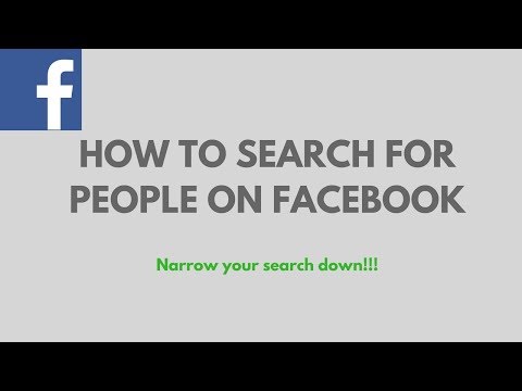 Facebook Search People By City | How to Find People on Facebook Facebook Search People By City | How to Find People on Facebook