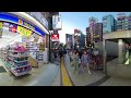 東京散歩 新宿の夕暮れ時を8k360°vr散歩 2020.09