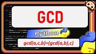 Greatest Common Divisor (GCD) in Python: Euclidean algorithm