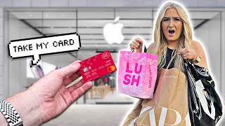 Giving My GIRLFRIEND My Credit Card For 24 Hours!! *AWFUL IDEA*