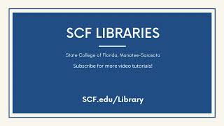 How to Find a Book Using Quick Search SCF Libraries