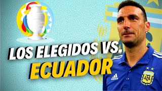ARGENTINA VS. ECUADOR COPA AMÉRICA 2021 | Formaciones y Análisis