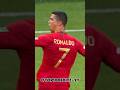 Powerful short to goal by Ronaldo.