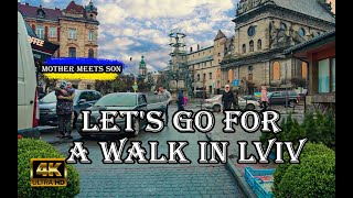 🇺🇦 Lviv. A morning walk through rainy Lviv. December 27.12.2022