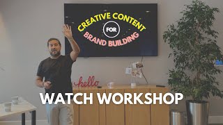 Creative Content for Brand Building Live Workshop with Raj Kotecha