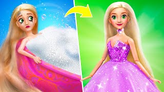 14 DIY Barbie Doll Ideas / Disney Princess Gowns