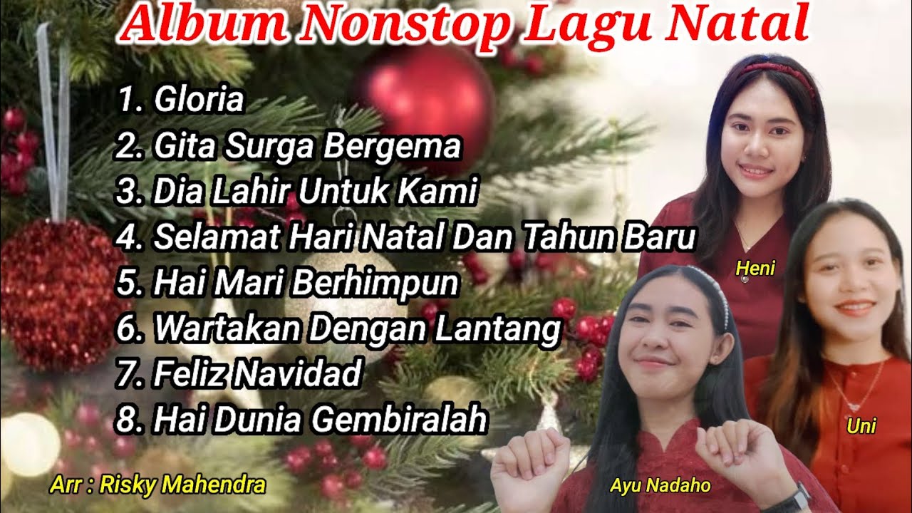 Top 8 Lagu Natal | Album Natal Populer | Dj Remix Slow | Risky Mahendra ...