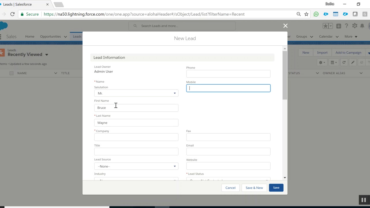 Salesforce Training Video For Beginners Youtube