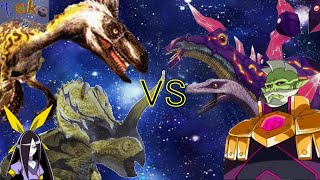 【Dinosaur King】スーパーエウセントロサウルス＆ディノニクス　決戦首領ジャーク   VS Spectre【恐竜キング】