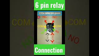 6 pin relay connection.