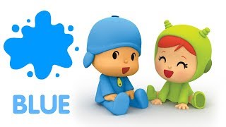 😍Learn the colors with Pocoyo 🌟BLUE |  🎶 Educational Songs in English for Kids