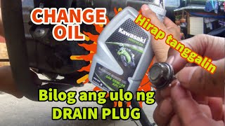 CHANGE OIL - Paano Kapag Bilog na ang Ulo ng Drain Plug? Panuurin!