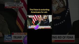 01.24.25 The Felon Trump extorts California to force us to comply with his stupid agenda